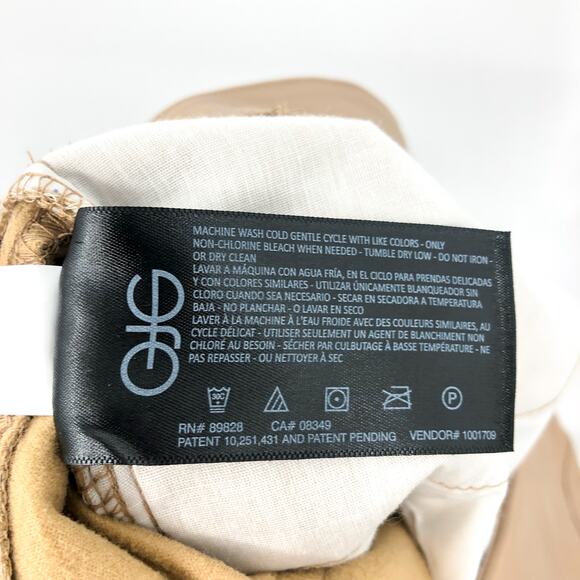 GLORIA VANDERBILT Avery Faux Leather Leggings 12 Tan Skinny Slim Pull on NWT - Picture 12 of 13